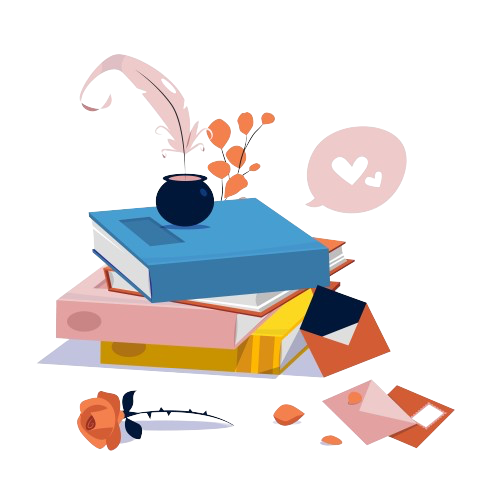 Image of book of quotes and sayings with roses